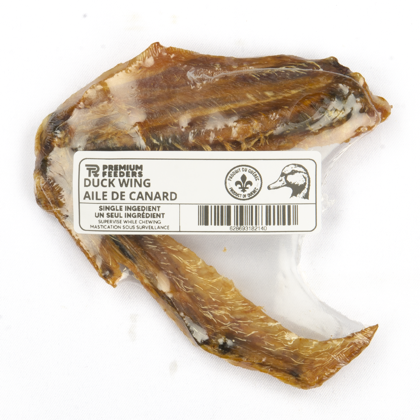 duck wing for dogs, natural dog bone, made in Canada