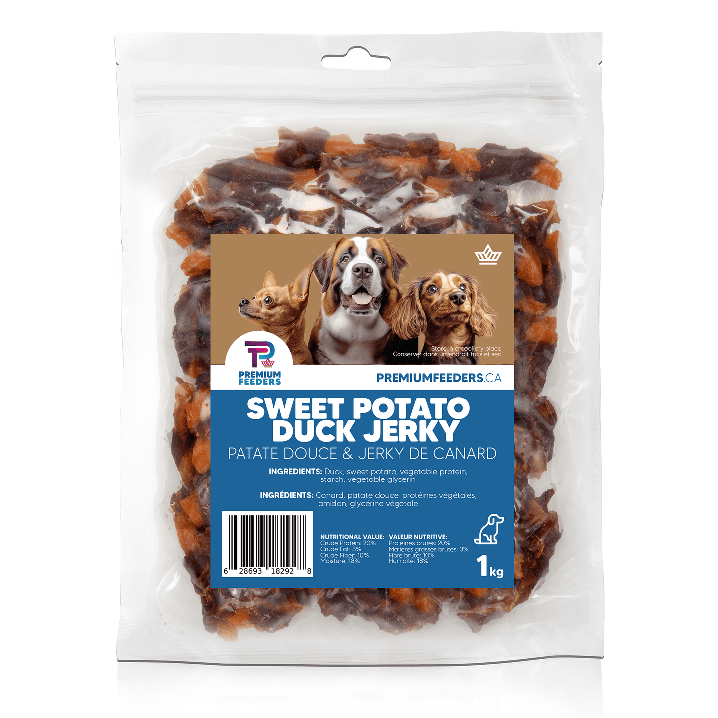 Sweet Potato & Duck Jerky - Premium Feeders - Premium Feeders - Dog Treats
