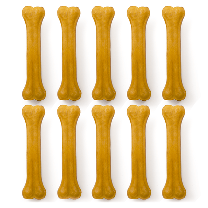 10" Porkhide Pressed Bone - Premium Feeders - Premium Feeders - Dog Treats