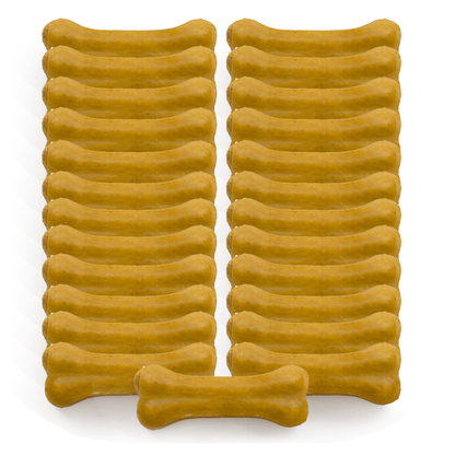 3" Porkhide Pressed Bone - Premium Feeders - Premium Feeders - Dog Treats