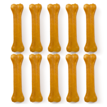 8" Porkhide Pressed Bone - Premium Feeders - Premium Feeders - Dog Treats