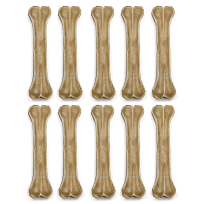 8” Rawhide Pressed Bone - Premium Feeders - Premium Feeders - Dog Treats