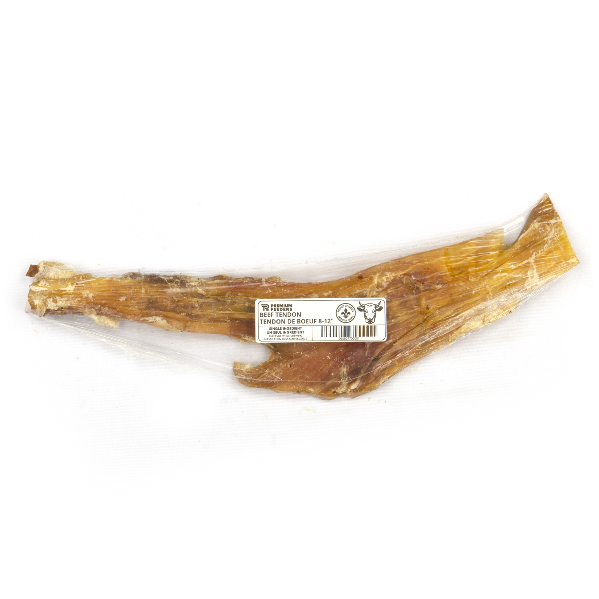 Beef tendon 8-12 inch natural dog chew - smoked collagen treat made in
Canada - Premium Feeders