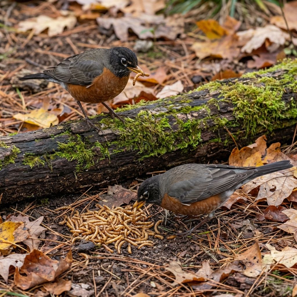 wild bird, meal worm, mealworms, birds