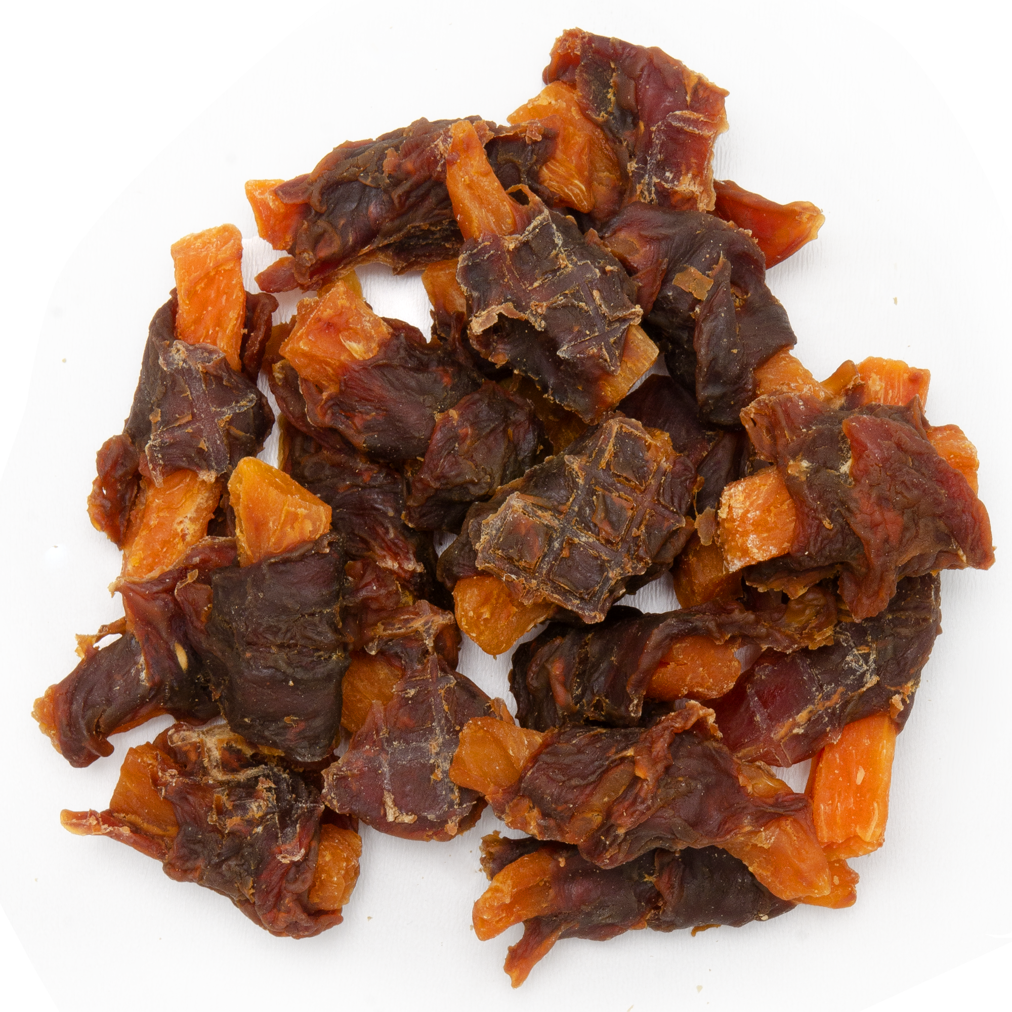 Sweet potato and duck jerky for dogs, dog treats