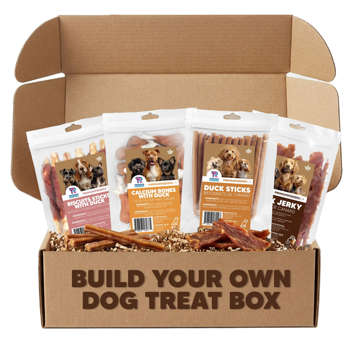 Bark Box - Build Your Own Dog Treat Box - Premium Feeders - Premium Feeders - Dog Treats