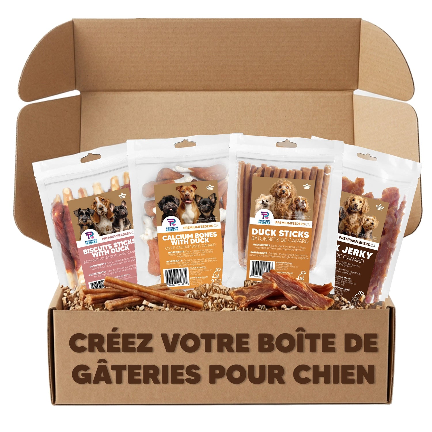 Bark Box - Build Your Own Dog Treat Box - Premium Feeders - Premium Feeders - Dog Treats