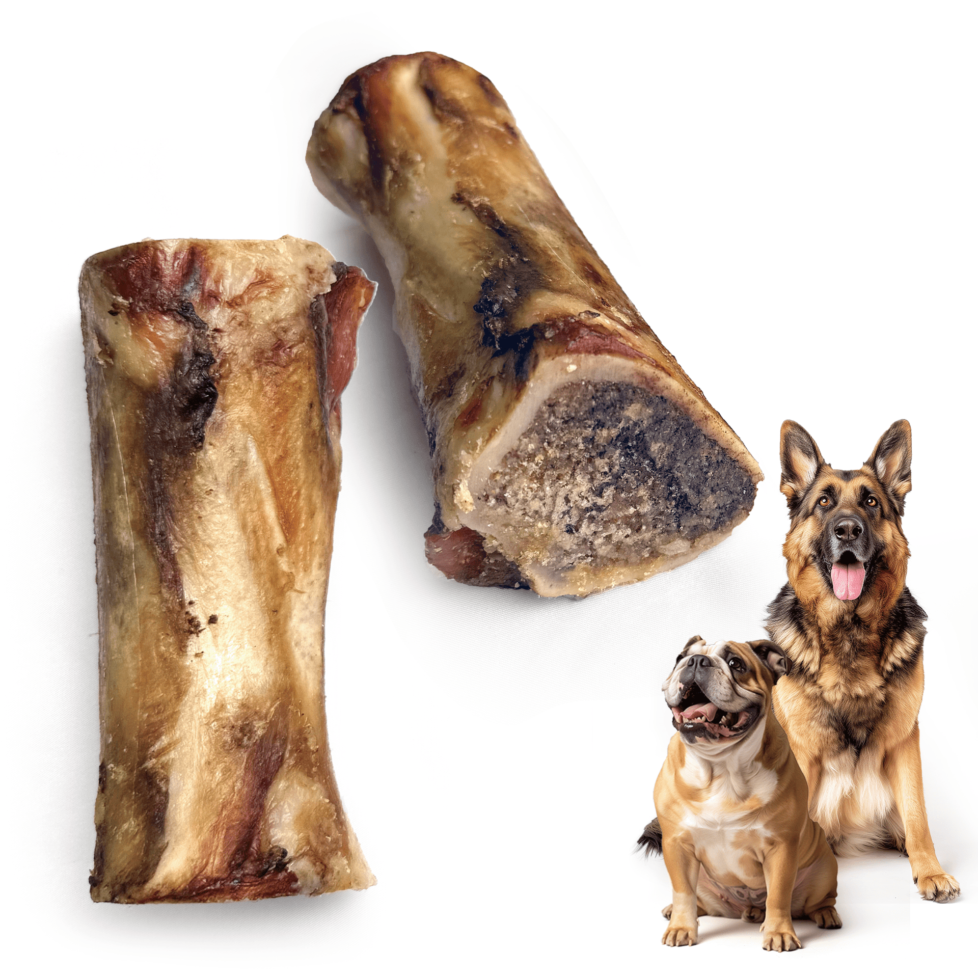 Smoked Beef Marrow Bone for Dogs Natural Dog Treats Made in Canada –