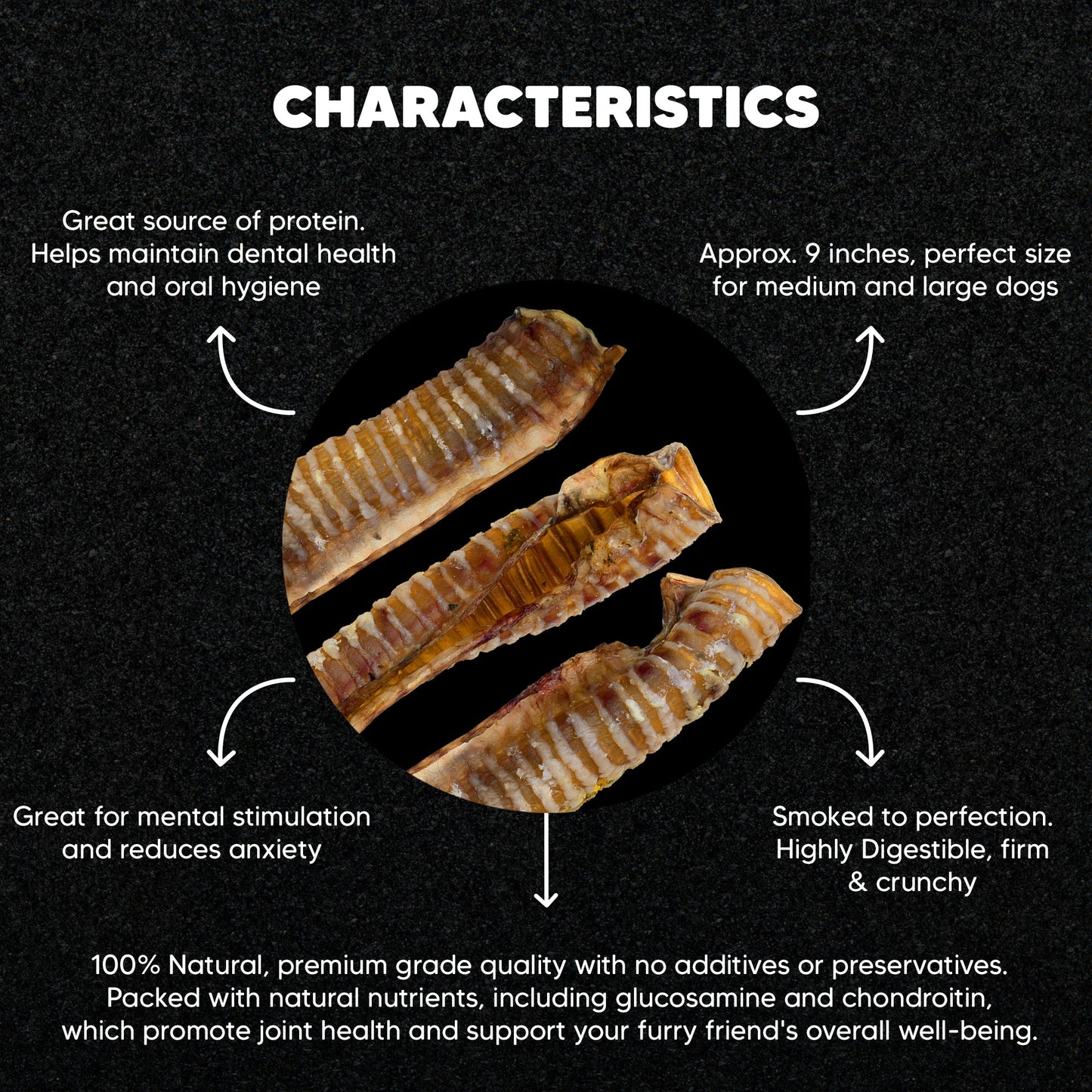 Beef Trachea - Premium Feeders - Premium Feeders - Dog Treats