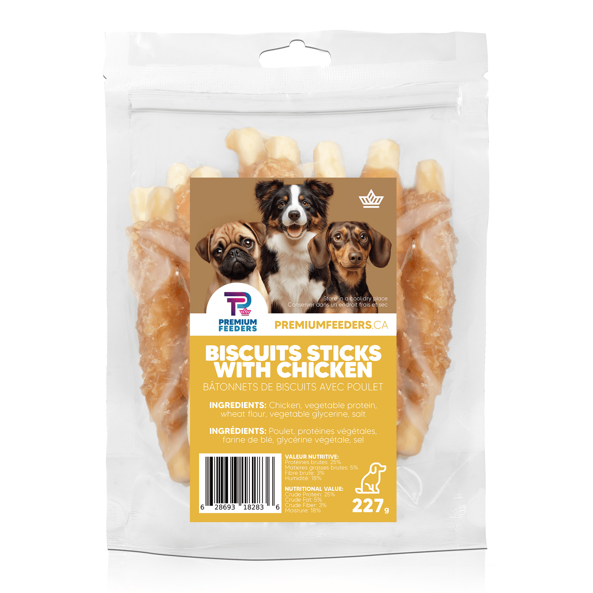 Biscuit Sticks with Chicken - Premium Feeders - Premium Feeders - Dog Treats