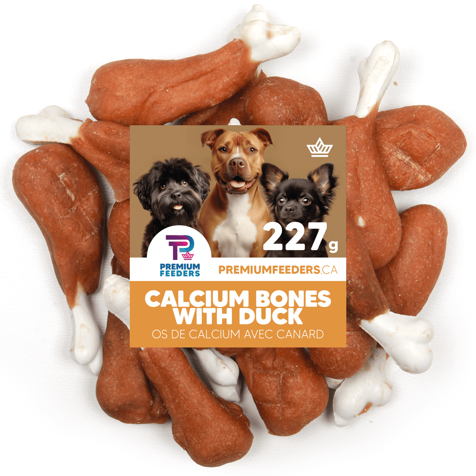 Calcium Bones with Duck - Premium Feeders - Premium Feeders - Dog Treats