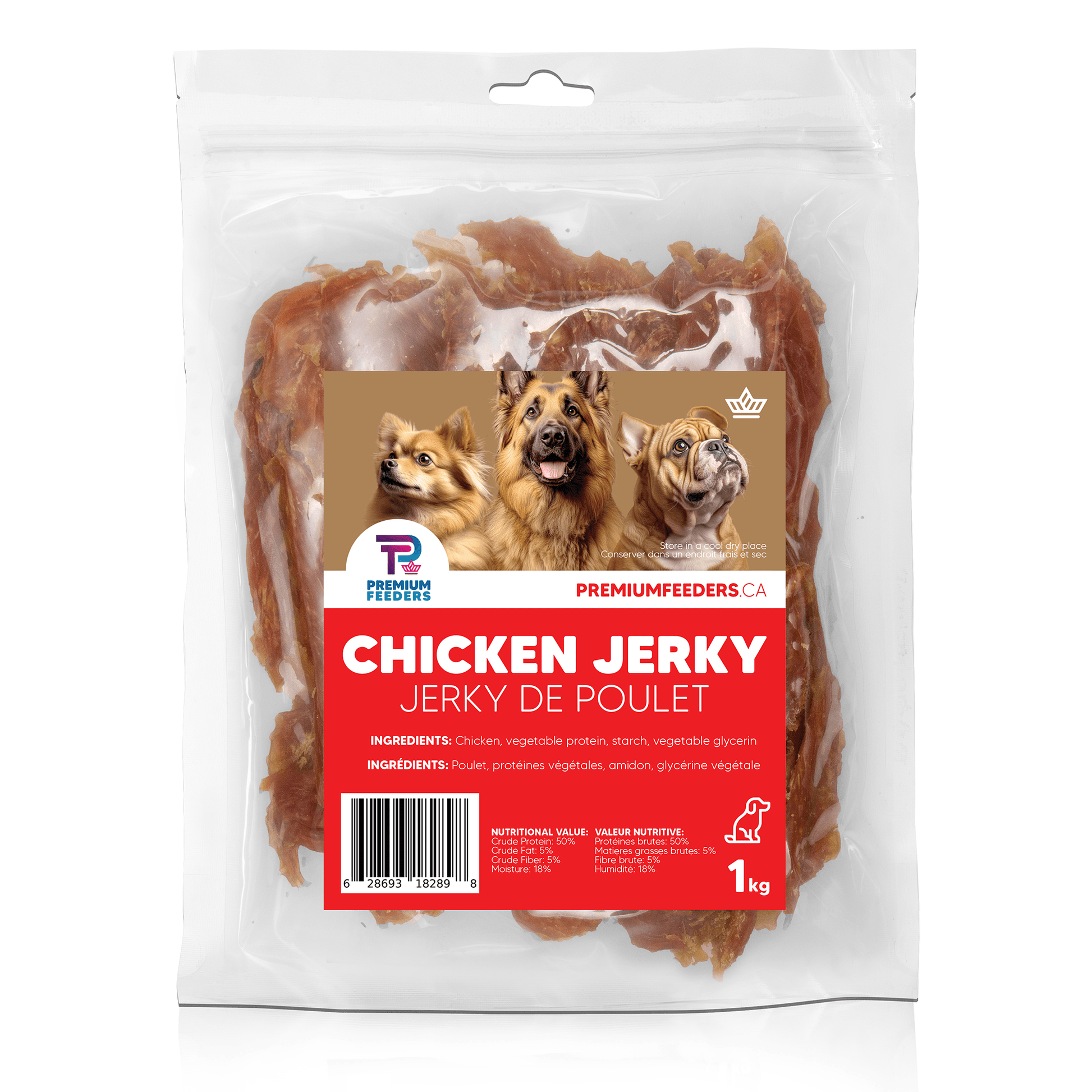 Chicken Jerky - Premium Feeders - Premium Feeders - Dog Treats