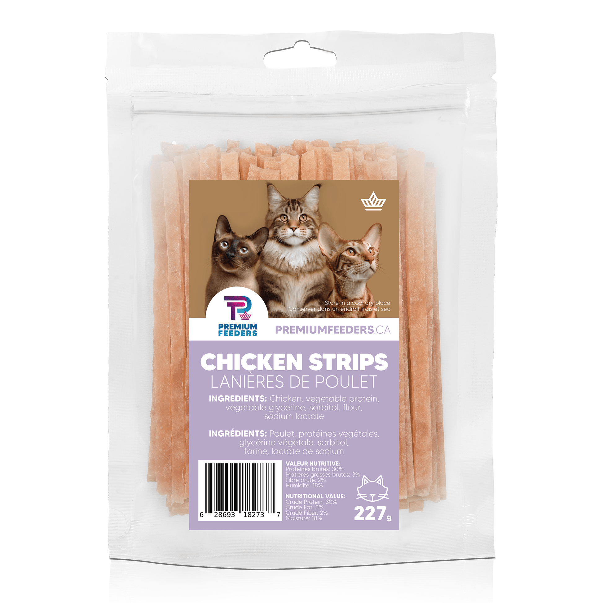 Chicken Strips - Premium Feeders - Premium Feeders - Cat Treats
