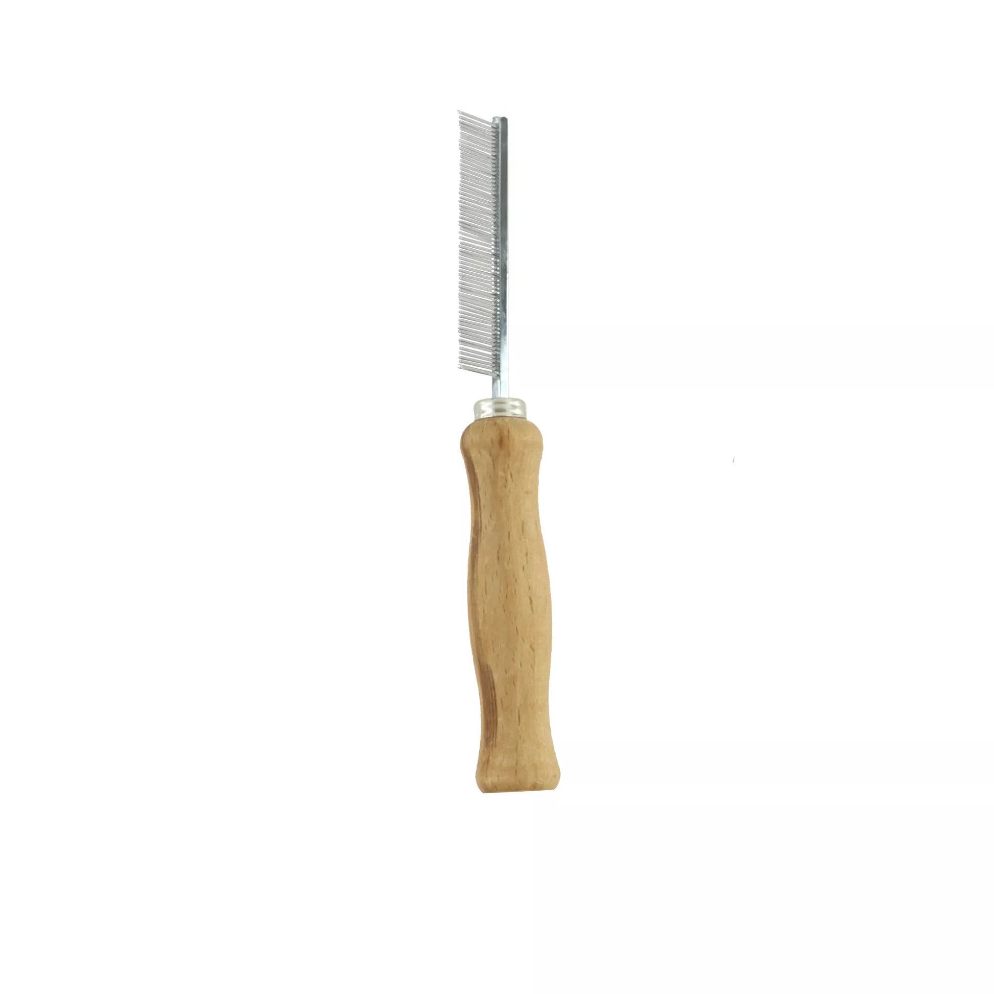 Dog Flea Combs with Wooden Handle - Premium Feeders - Safari - Dog Grooming