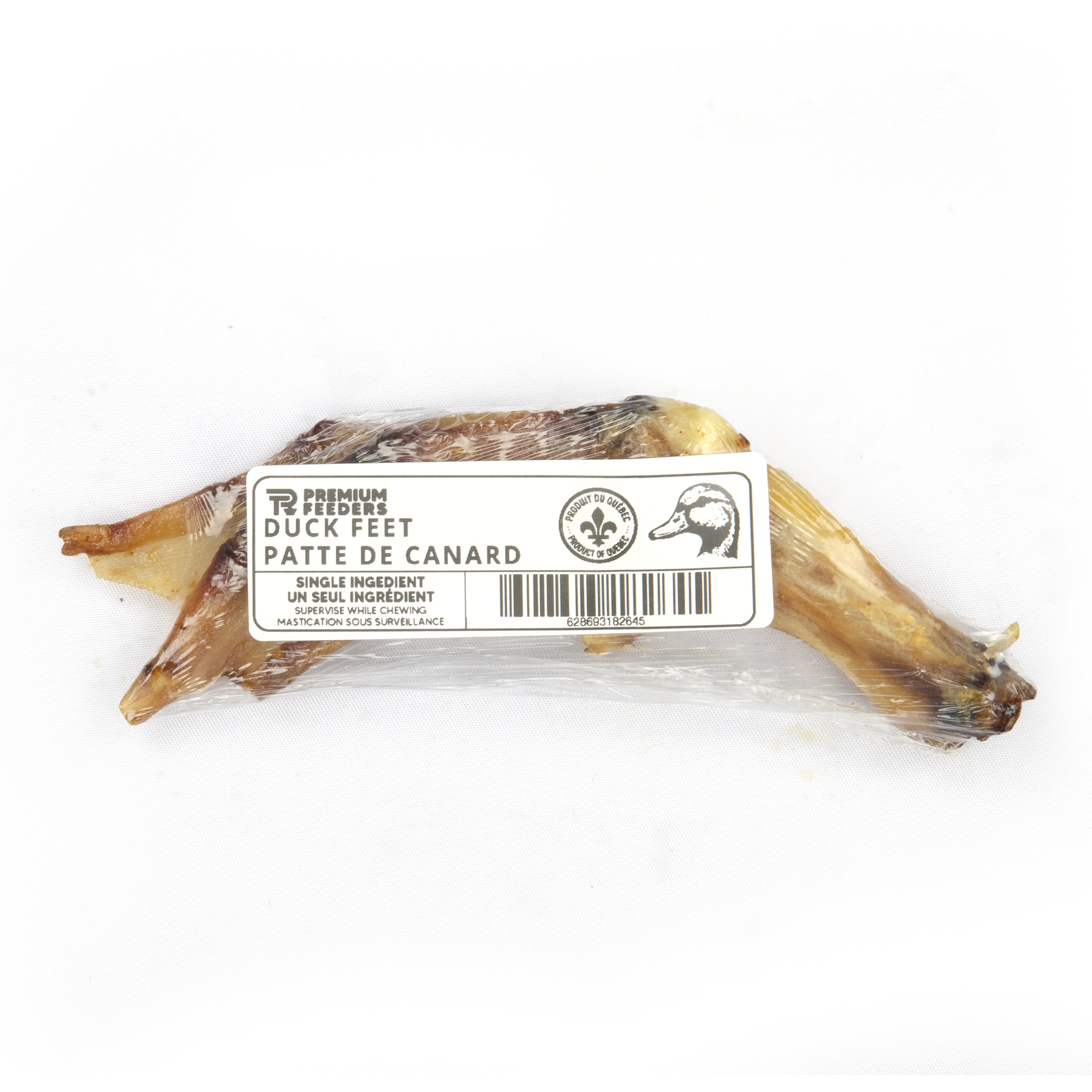 Dried duck feet for dogs - natural single-ingredient treat with lucosamine - Premium Feeders
