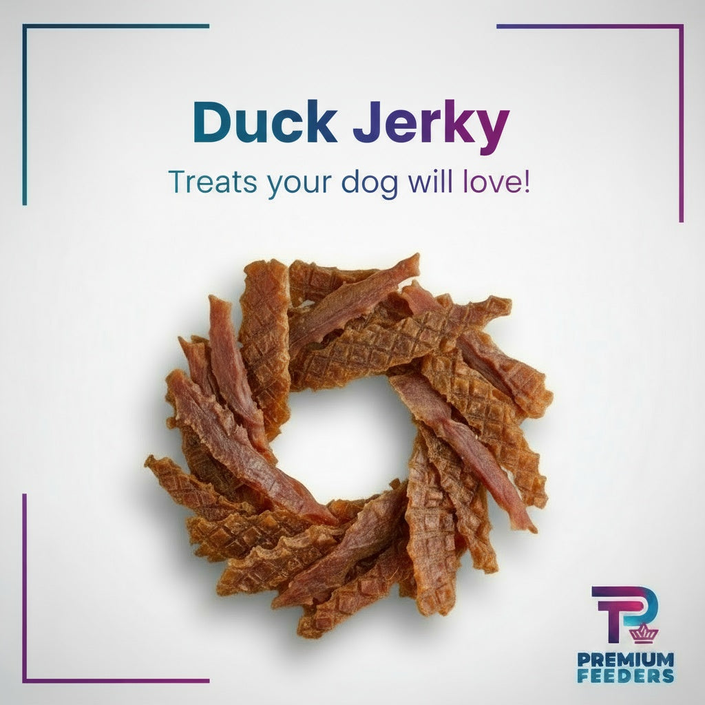 Duck jerky dog treats for dogs, real duck, duck tender