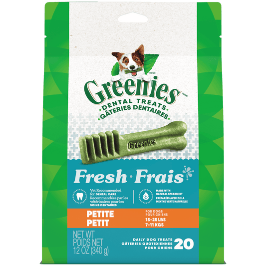 GREENIES Fresh Petite Dental Treats - 340g - Premium Feeders - Greenies - Dog Dental Treats