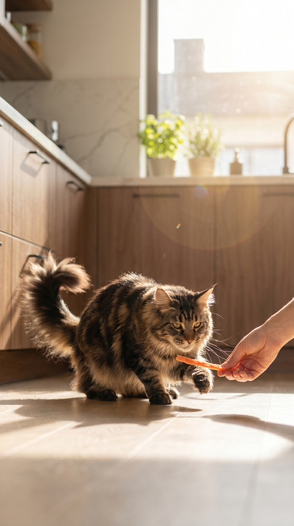 Duck Strips for cats, great for senior cats