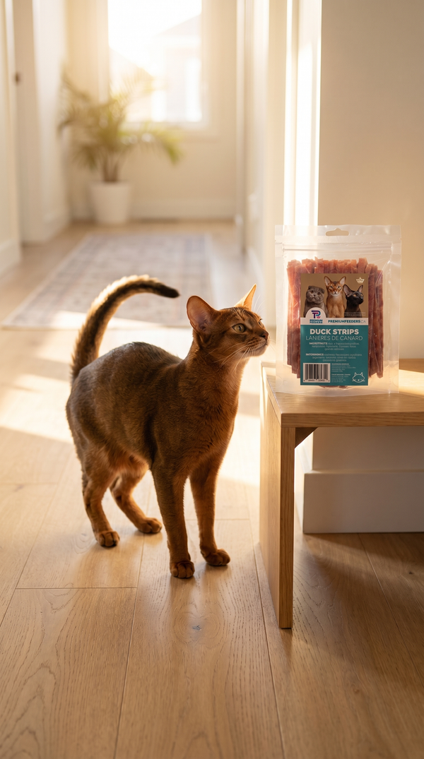 Duck Strips for cats, great for active cats