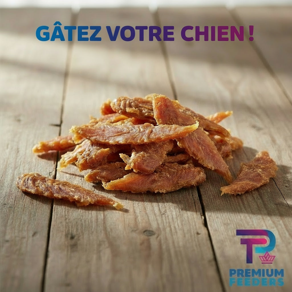 Jerky de poulet, gâteries pour chien
