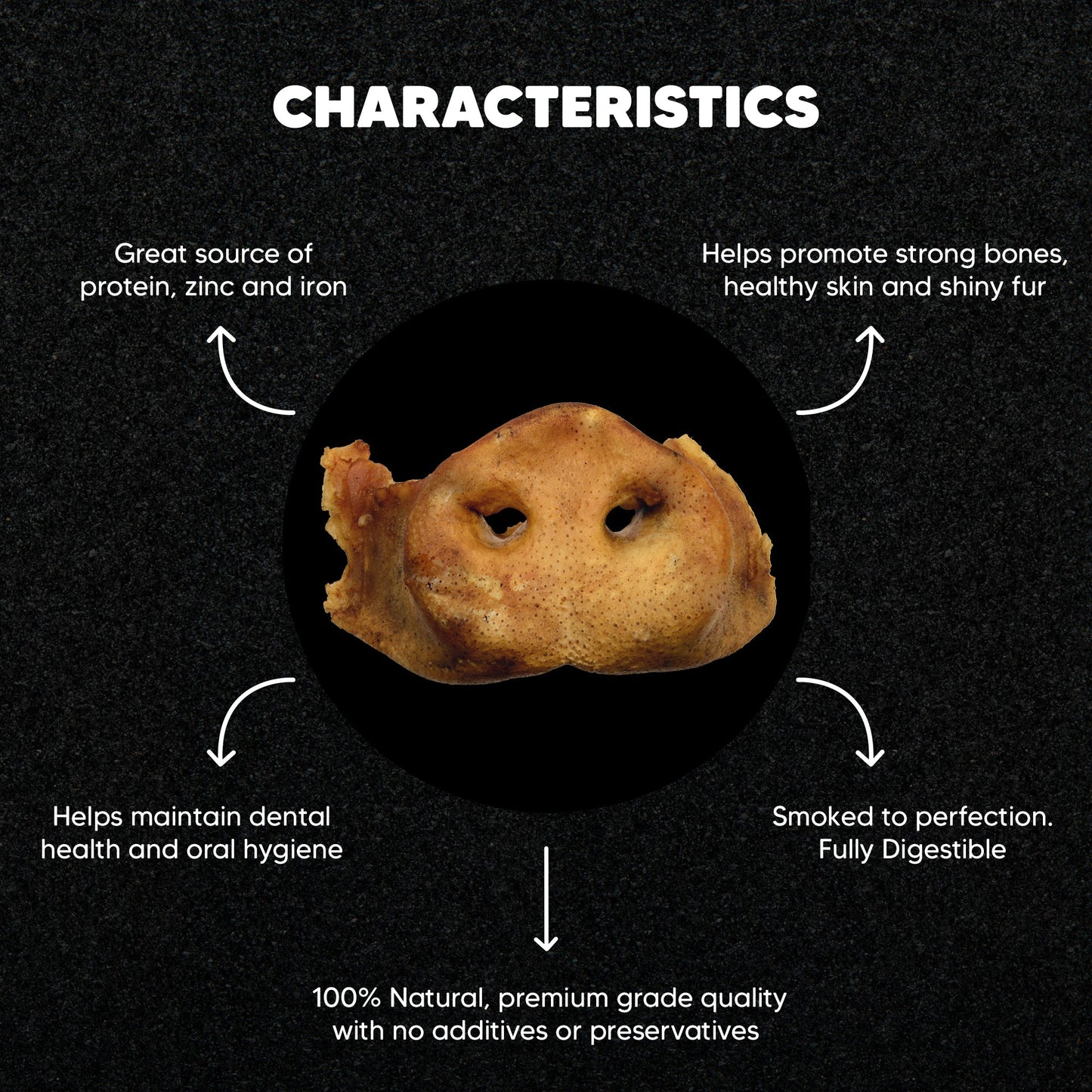 Smoked Pig Snouts - Premium Feeders - Premium Feeders - Dog Treats