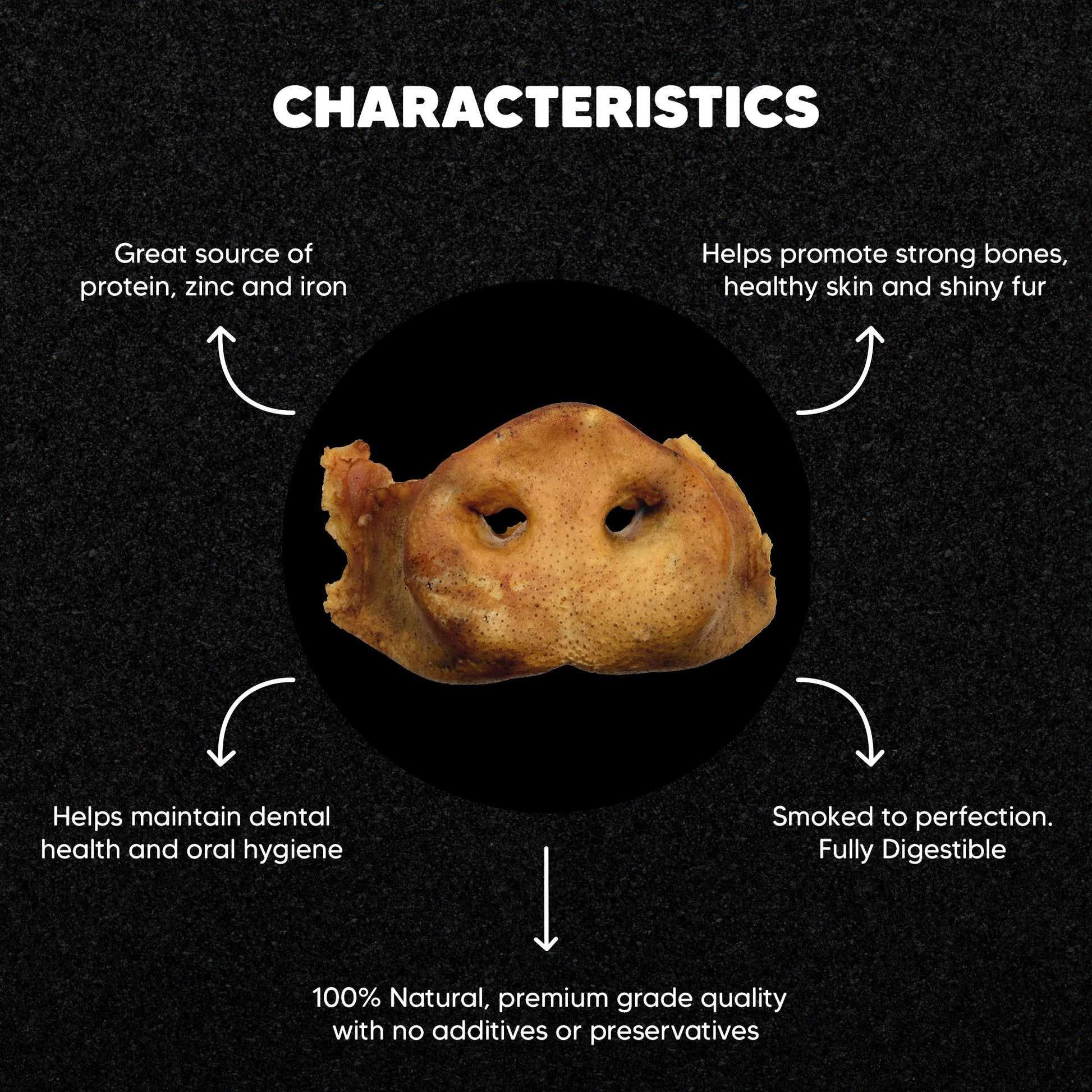 Smoked Pig Snouts - Premium Feeders - Premium Feeders - Dog Treats