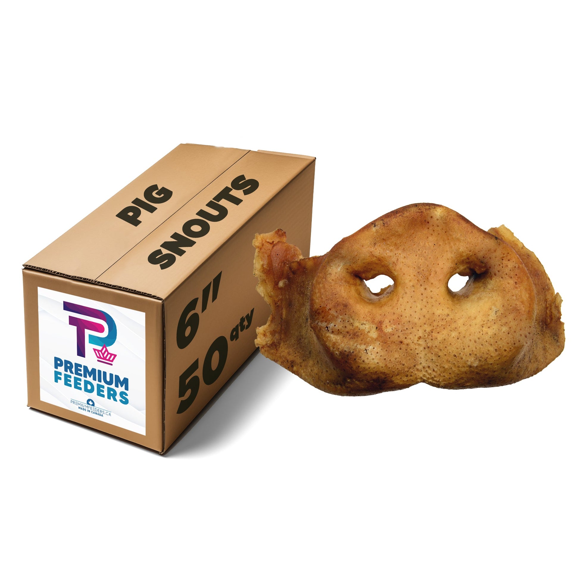 Smoked Pig Snouts - Premium Feeders - Premium Feeders - Dog Treats