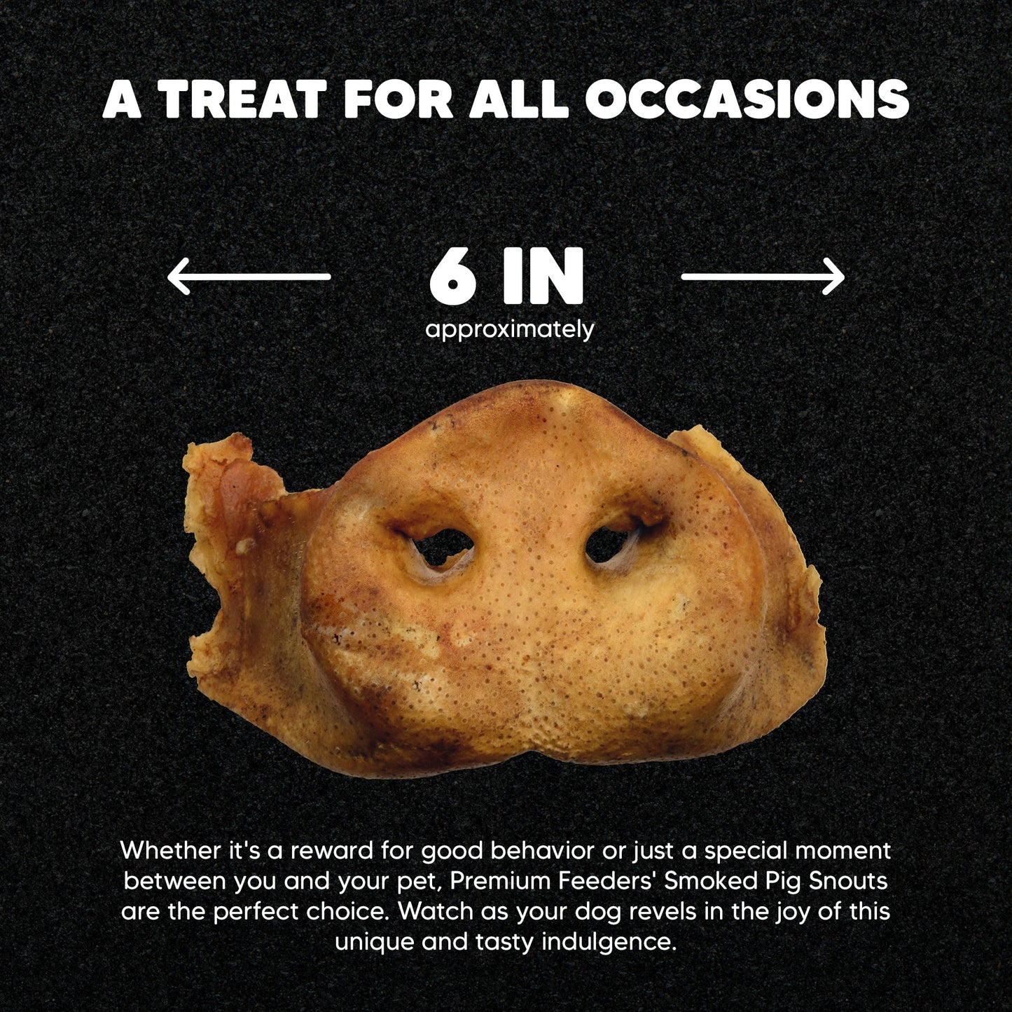 Smoked Pig Snouts - Premium Feeders - Premium Feeders - Dog Treats