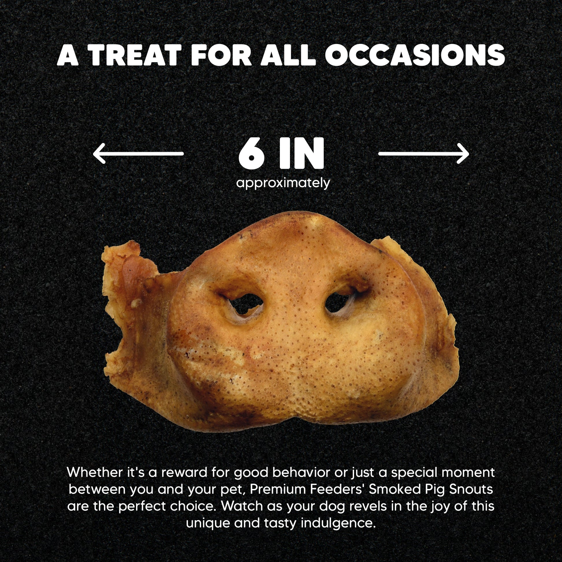 Smoked Pig Snouts - Premium Feeders - Premium Feeders - Dog Treats