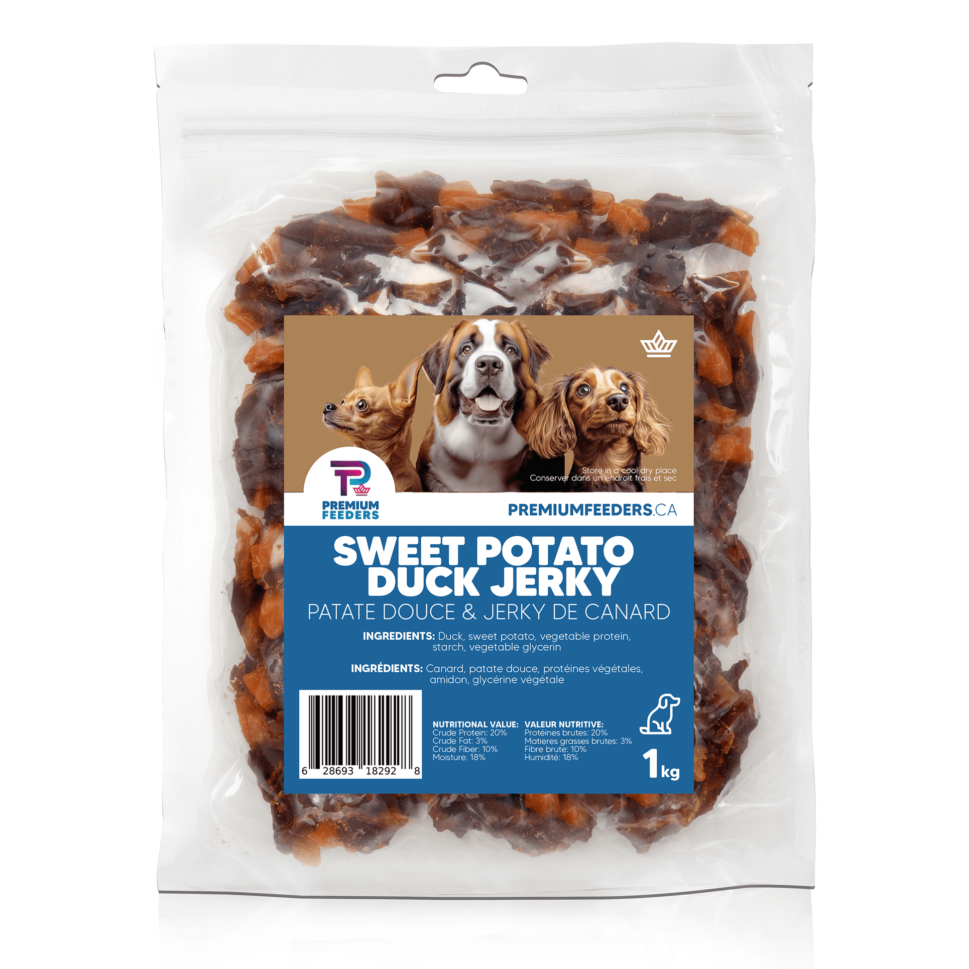 Sweet Potato & Duck Jerky - Premium Feeders - Premium Feeders - Dog Treats